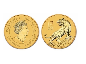 2022澳洲生肖虎金幣0.1盎司(系列III)
