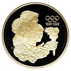 1896-1996亞特蘭大奧運百年紀念22K金幣16.97克