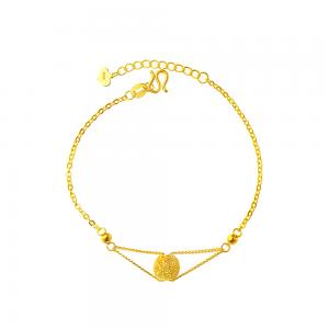 5G黃金樓空金珠手鍊 1錢