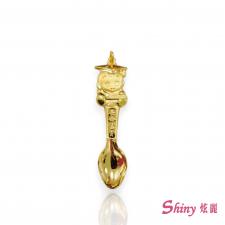 黃金金湯匙墜 1錢