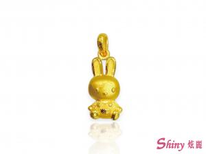 黃金兔兔墜子 0.60錢