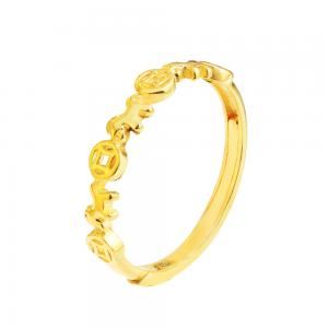 5G黃金馬年開運戒指 0.54錢