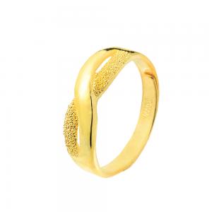 黃金對戒男戒 1.16錢 交織款