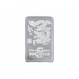 炫麗龍雕銀條5盎司精裝版（.999）