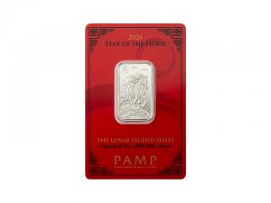 2026PAMP生肖馬年銀條10克