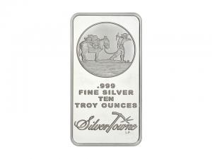 美國銀鎮銀條10盎司