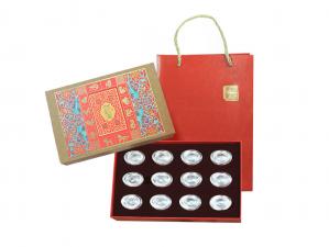 足銀999十二生肖銀元寶(單顆5g)禮盒組