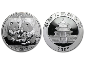 2009中國熊貓銀幣1盎司