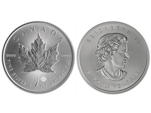 2014加拿大楓葉銀幣1盎司