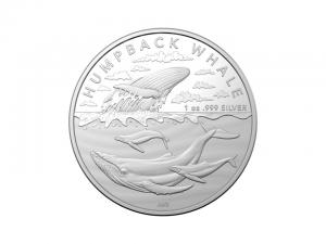 2023澳洲皇家南極領地 - 座頭鯨銀幣1盎司