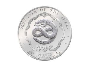 2025不丹生肖蛇銀幣1盎司