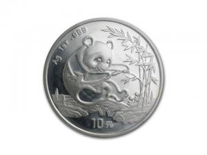 1994中國熊貓銀幣1盎司