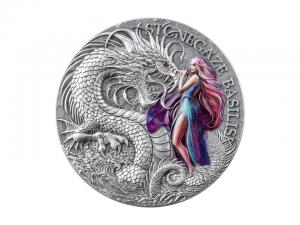 2025喀麥隆龍學傳奇 - 蛇妖凝視銀幣2盎司