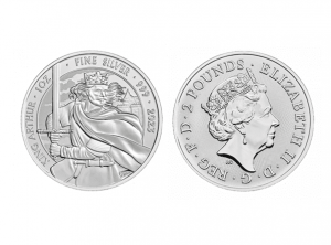 2023英國傳說-亞瑟王銀幣1盎司