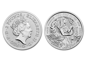 2022英國傳說系列瑪麗安銀幣1盎司