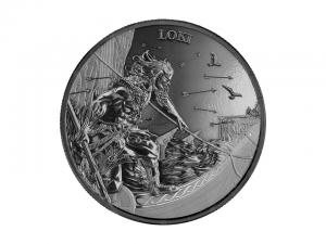 2025諸神黃昏 - 洛基黑銀幣1盎司