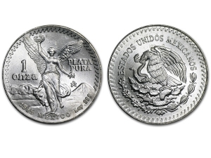 1985墨西哥獨立天使銀幣1盎司