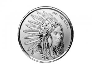 Scottsdale野牛女神類精鑄銀章1盎司