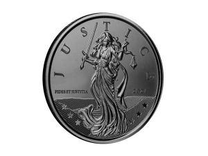 2024直布羅陀正義女神銀幣1盎司