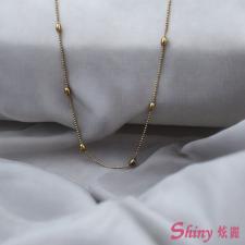 S925項鍊珠珠銀鏈 38cm