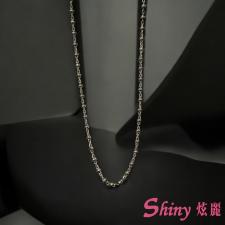 S925項鍊細珠圈銀鏈 45cm