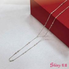 925純銀珠珠+跳舞鍊 40cm