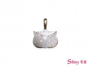 925純銀墜子-貓頭鷹