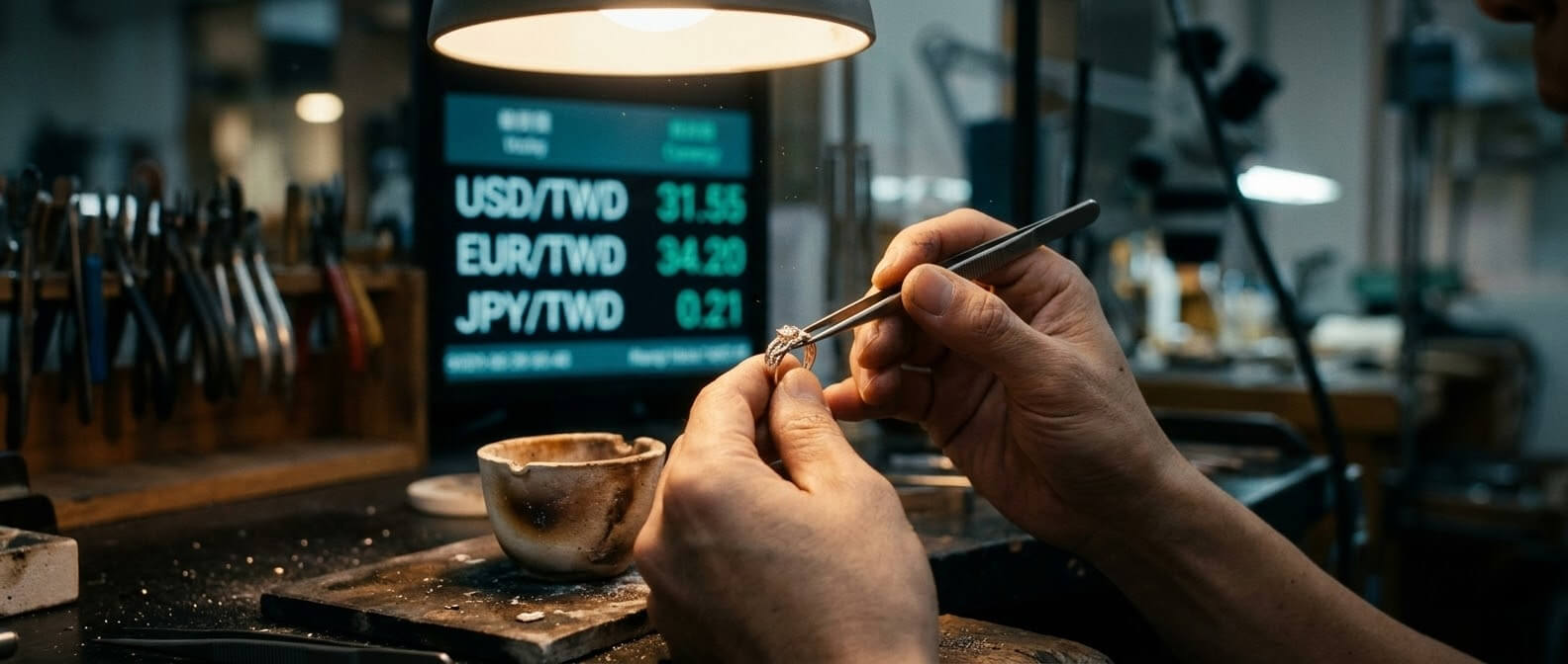 台灣銀樓K金回收與鎔鑄實況