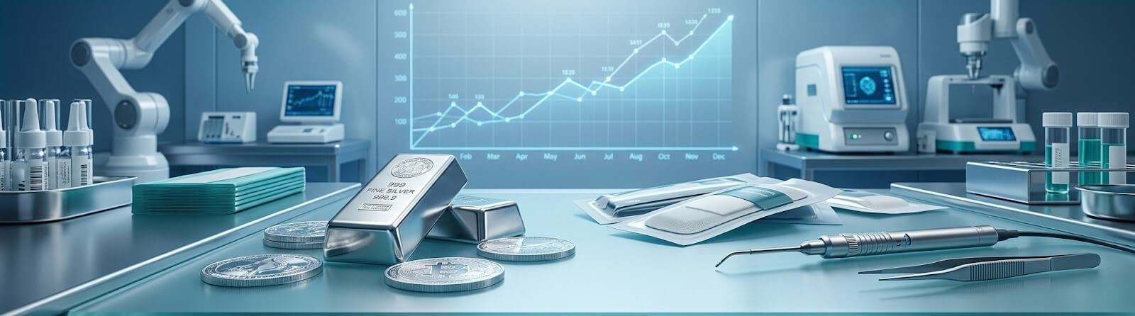 實體白銀金條與醫療耗材的市場需求